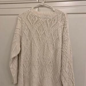 Over sized cream sweater